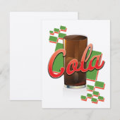 Vintage-Cola-Werbung (Vorne/Hinten)