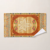 Vintage Collage Badhandtuch Set (Handtuch)