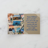 Vintage Collage Birthday Card Dankeskarte (Innenseite)