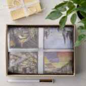 Vintage Collage Decoupage-Gartenbilder Seidenpapier (Geschenk)