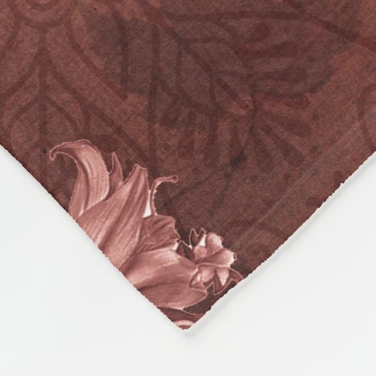 Vintage Collage Fleecedecke (Ecke)