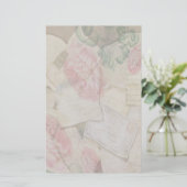 Vintage Collage, französische Briefe und Postkarte (Stehend Vorderseite)