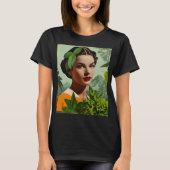 Vintage-Collage-T-Shirt T-Shirt (Vorderseite)