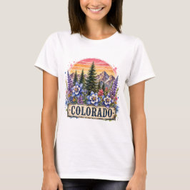 Vintage Colorado Berge PNG Grafikdesign T-Shirt
