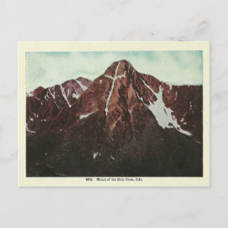 Vintage Colorado-Berge Postkarte