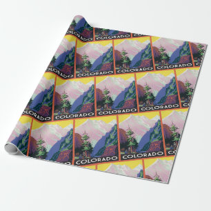 Vintage Colorado Geschenkpapier