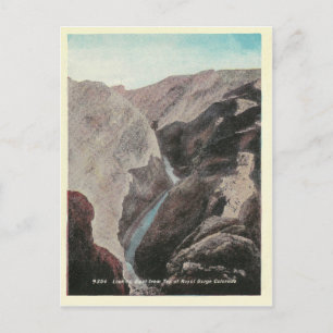 Vintage Colorado Royal Gorge Postkarte