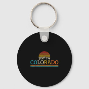 Vintage-Colorado-Souvenir - Herren Schwarz Klein C Schlüsselanhänger