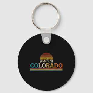 Vintage Colorado Souvenir - Herren Schwarz Klein C Schlüsselanhänger