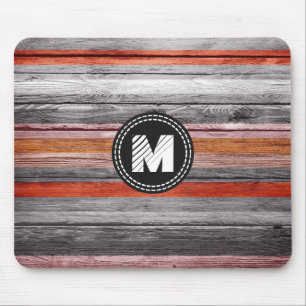 Vintage Colors Streifen Holzoptik #3 Mousepad