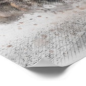 Vintage Colosseum Rome – Retro Italian Travel Wall Poster (Ecke)