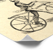 Vintage Columbia Bicycle Ad Poster (Ecke)