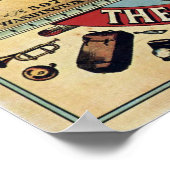 Vintage Columbia-Fahrradwerbung Poster (Ecke)