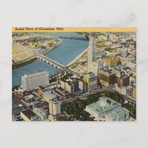 Vintage Columbus, Ohio Postkarte