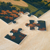 Vintage Columbus Ohio Skyline Puzzle (Seite)