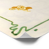 Vintage Combinaisons Ornementales Art Poster (Ecke)