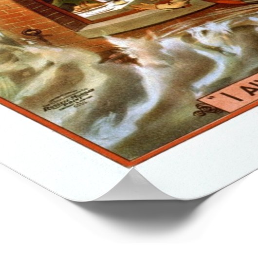 Vintage Comedy-Show-Werbung Poster (Ecke)