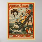 Vintage Comedy-Show-Werbung Poster (Vorne)