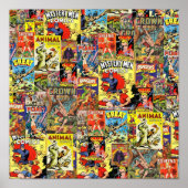 Vintage Comic-Abdeckung Poster (Vorne)