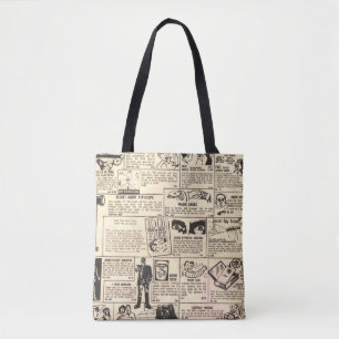 "Vintage Comic Book Classified Ads" Tragetasche Tasche