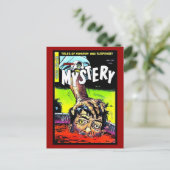 Vintage Comic Buchabdeckungen auf Postkarte (Stehend Vorderseite)