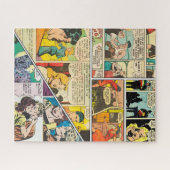 Vintage-Comic-Layout-Boxing-Journalist-Romanze Puzzle (Horizontal)