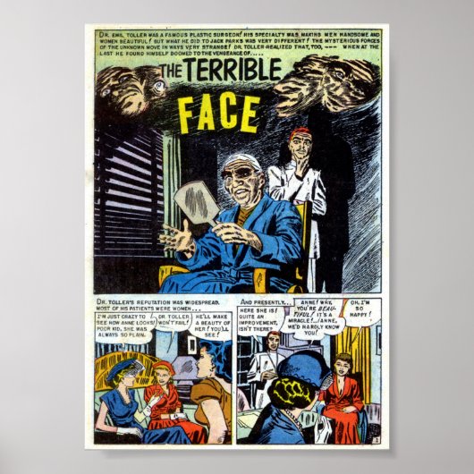 Vintage-Comic Poster (Vorne)