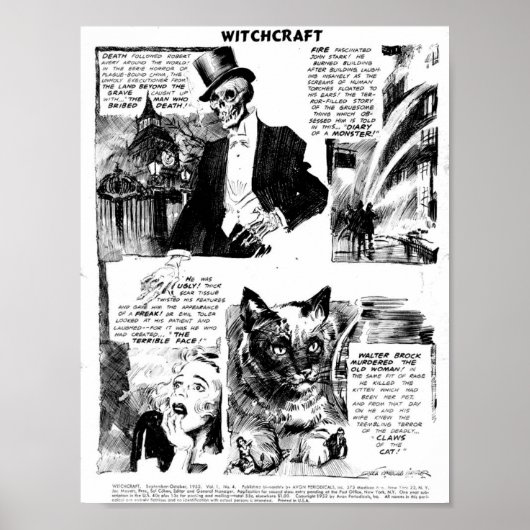 Vintage-Comic Poster (Vorne)