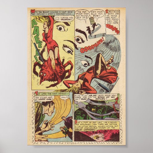 Vintage-Comic Poster (Vorne)
