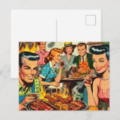 Vintage Comic Postkarte (Vorne/Hinten)