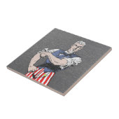 Vintage-Comic Uncle Sam Fliese (Seite)