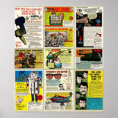 Vintage Comic-Werbung Poster (Vorne)