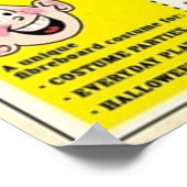 Vintage Comic-Werbung Poster (Ecke)