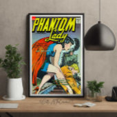 Vintage Comicen Fantasy Phantom Lady Poster