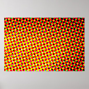 Vintage Comicen farbenfroh halftone Background abs Poster