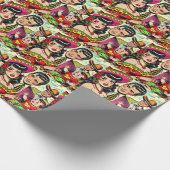 Vintage Comicen Geschenkpapier (Ecke)