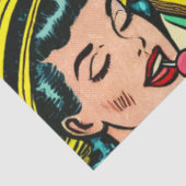 Vintage Comicen im Sommer Seidenpapier (Ausschnitt)
