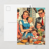 Vintage Comicen Postkarte (Vorne/Hinten)