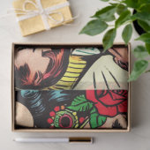 Vintage Comicen Seidenpapier (Geschenk)