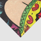 Vintage Comicen Seidenpapier (Ausschnitt)