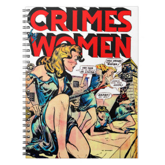 Vintage Comicen werden von Frauen im Gefängnis ver Notizblock