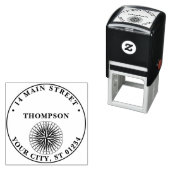 Vintage Compass-Rose Permastempel (Beispiel)