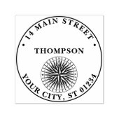 Vintage Compass-Rose Permastempel (Design)