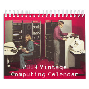 Vintage-Computer-Kalender Kalender