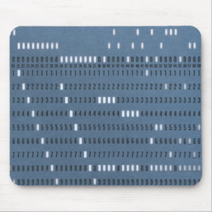 Vintage-Computer-Lochkarte Mousepad