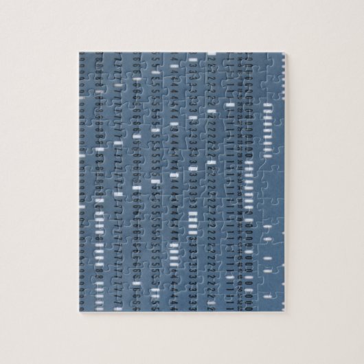 Vintage-Computer-Lochkarte Puzzle (Vertikal)
