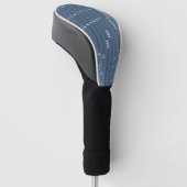 Vintage Computerkarte Golf Headcover (angewinkelt)