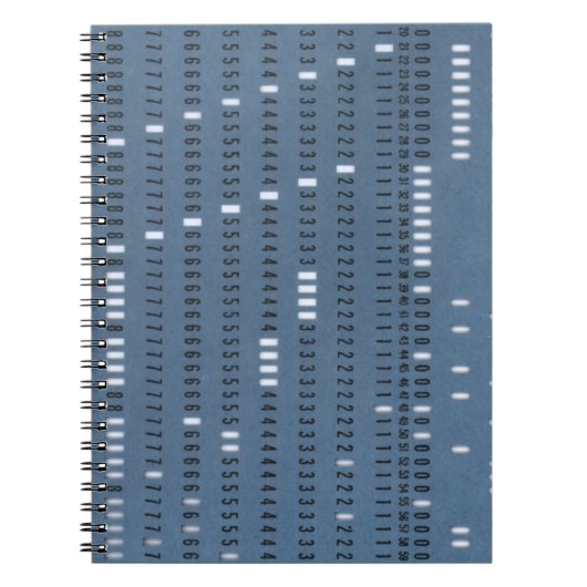 Vintage Computerkarte Notizblock (Vorderseite)