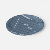 Vintage Computerkarte Pappteller (Schrägansicht)