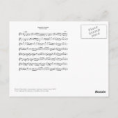 Vintage Connemara, Galway, Ireland Card mit Musik Postkarte (Rückseite)